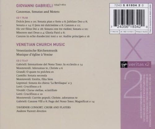 Gabrieli, Monteverdi, Vivaldi: Venetian Church Music