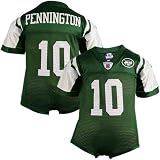 Reebok NFL Equipment New York Jets #10 Chad Pennington Green Infant One-Piece Replica Football Jersey
