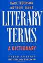 Literary Terms: A Dictionary: Third Edition, Revised and Enlarged