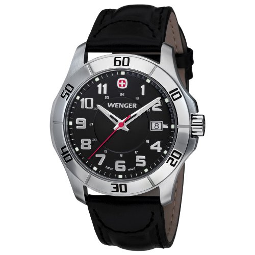 Men's Wenger 70485 Alpine Watch with Leather Band