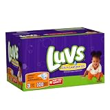Luvs Diapers with Ultra Leakguards Big Pack Size 3 Diapers, 108 Count