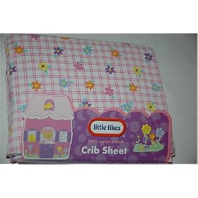 Little Tikes Playhouse Flowers Crib Sheet