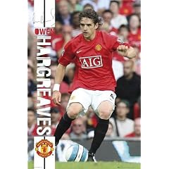 Fu�ball - Owen Hargreaves 07/08, MAN UTD Poster (91 x 61cm)