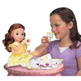 Click here to buy Disney Princess Tea Time With Me Little Belle by PlayMates.