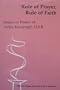 Rule of Prayer, Rule of Faith: Essays in Honor of Aidan Kavanagh, O.S.B