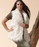 INC International Concepts Plus Size Vest, Sleeveless Faux Fur