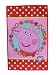 Character World Peppa Pig Polka Dot Oblong Rug