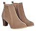 Serene Womens Vintage Chunky Low Heel Short Boot Ankle Booties
