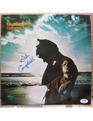Entertainment Memorabilia: Glen Campbell Signed Lp Album Cover Galveston Psa/Dna Auto - HollywoodMemorabilia