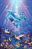 Poster / Kunstdruck La Mer De Cristal in der Größe (BxH): 61 x 91.5 cm von Lassen