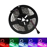 高輝度☆12V 5m 300LED約 72W SMD5050 LEDテープライト☆イルミネーション カット可能!RGB 並行輸入品