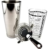 3 Piece Bar Cocktail Shaker Kit