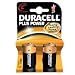 Duracell plus size C alkaline battery x2 By DURACELL