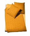 Fleuresse g-352410-2056-0108 capri Seersucker- Bettw&auml;sche mit Rei&szlig;verschluss 135 x 200 + 80 x 80 cm sonne