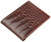 Trafalgar Men's Alligator Billford,Chestnut,One Size
