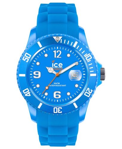Ice-Watch 101975 Flashy Neon Blue Silicone Strap 43mm Women's Watch