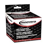 INNOVERA(51512) Antistatic Moist Towelette Singles, 20 Wipes per Box