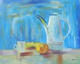 20X24Hand-painted Still Life Oil Painting Coffeeware