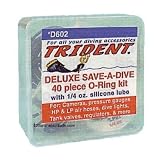 Trident Deluxe Save A Dive 40 Piece O-Ring Kit for Scuba Diving Tank Valves, Hoses, Regulators, Cameras etc Dive Diver