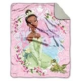 Northwest Company 40-Inch-by-50-Inch Micro Sherpa Throw Blanket, Princess and the Frog 