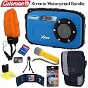 Coleman C5WP-BL Xtreme 12MP 33ft. Waterproof 8GB Digital Camera Bundle