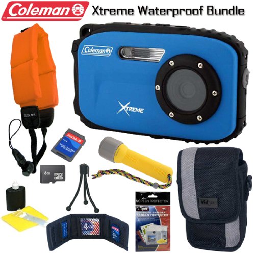 Check Out Coleman C5WP BL Xtreme 12MP 33ft. Waterproof 8GB Digital Camera Bundle image coleman 51Kn01NdqWL Check Out Coleman C5WP BL Xtreme 12MP 33ft. Waterproof 8GB Digital Camera Bundle coleman