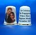 Birchcroft Porcelain China Collectable Thimble - Prince Harry & Meghan Markle Engagement (New) Box
