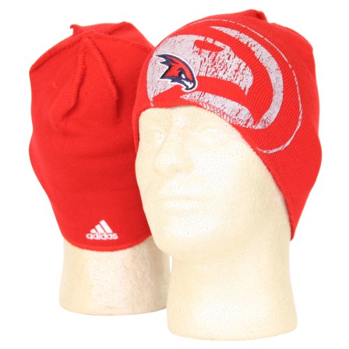 Atlanta Hawks Knit Beanie / Winter Hat Red Print