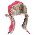 FLOSO® Ladies/Womens Plain Thermal Winter/Ski Trapper Hat With Faux Fur -5 Colours