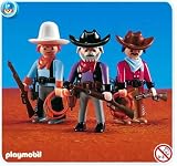 Playmobil Cowboys (3) and Accessories