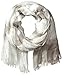 D&Y Women's Stripe Print Oblong Scarf
