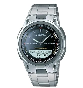 Casio Men's Analog-Digital Watch with Databank Model AW-80D-1AV