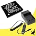 Halcyon 1200 mAH Lithium Ion Replacement Battery and Charger Kit for Panasonic Lumix DMC-SZ7 14.1MP Digital Camera and Panasonic DMW-BCK7