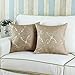 Euphoria Cushion Covers Pillows Shell Contemporary Modern Style Brown Texture Ground Gold Abstract Design 17