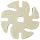 JoolTool 3M Ninja See-Thru Buff and Polish Felt Wheel, Medium, 3" Diameter