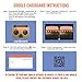 Google Cardboard kit V2 by kingwon 3D 2.0 VR Virtual Reality Glasses W Nose Padding Headset Adjustable Strap for 3.5 to 6 inches Smartphones - 2016 Rewarding Innovative black 3D video glasses-Yellow