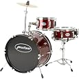 Pulse 3-Piece Kid/Junior Drum Set Wine Red