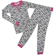 Petit Lem Zebra Print 2-Piece Pajamas (size 5)