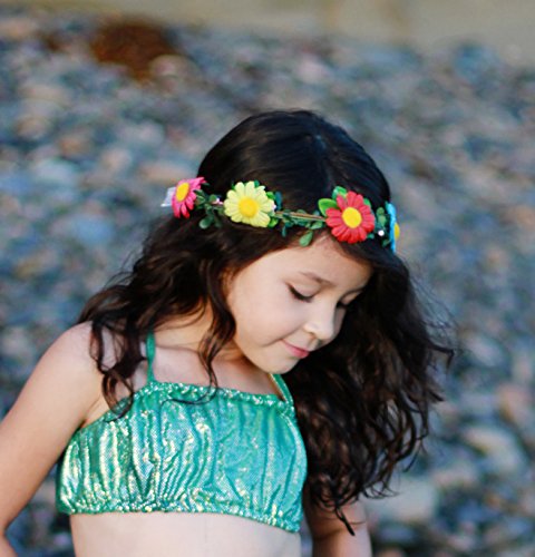 6 pcs Flower Headband Crown for Girls and Women