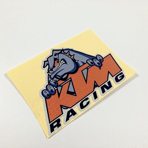 2pcs Pet Dog Car Sticker Front Windshield for KTM Racing 1190 390 990 12x9cm