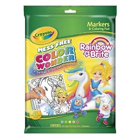 Crayola Color Wonder Rainbow Brite Coloring Pad & Markers