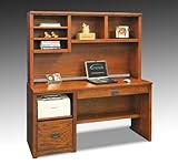 Legends Furniture Mission MM6105 - 56" Desk with Option to add Hutch (Red O ....