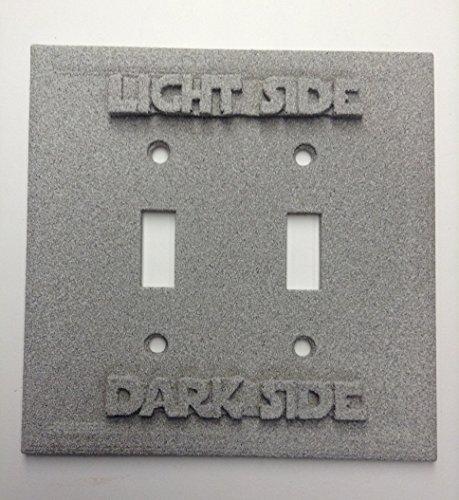 Star Wars (Light/Dark Side) Double Light Switch Cover (Stone)