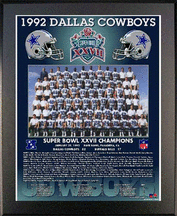 Buy 1992 Dallas Cowboys Super Bowl XXVII Champions 11 x 13 Plaque from Healy Pro by Healy Pro
