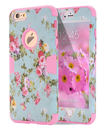 Iphone 6s plus case, iphone 6 plus case flower, topsky …