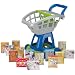 American Plastic Toy 15 Piece Deluxe Shopping Cart with Play Food