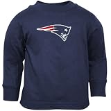 Reebok New England Patriots Toddler Navy Blue Primary Logo Long Sleeve T-shirt