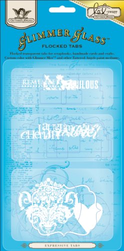 Expressive Flocked Transparent Tabs Glimmer Glass 