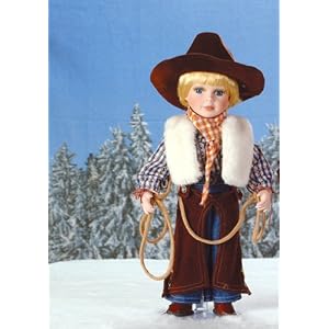 Lucas 16 Cowboy Rodeo Doll Duck House ~Retired by 