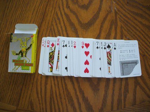 Magic Secret Mark Marked Cards Gaff Magician Illusion